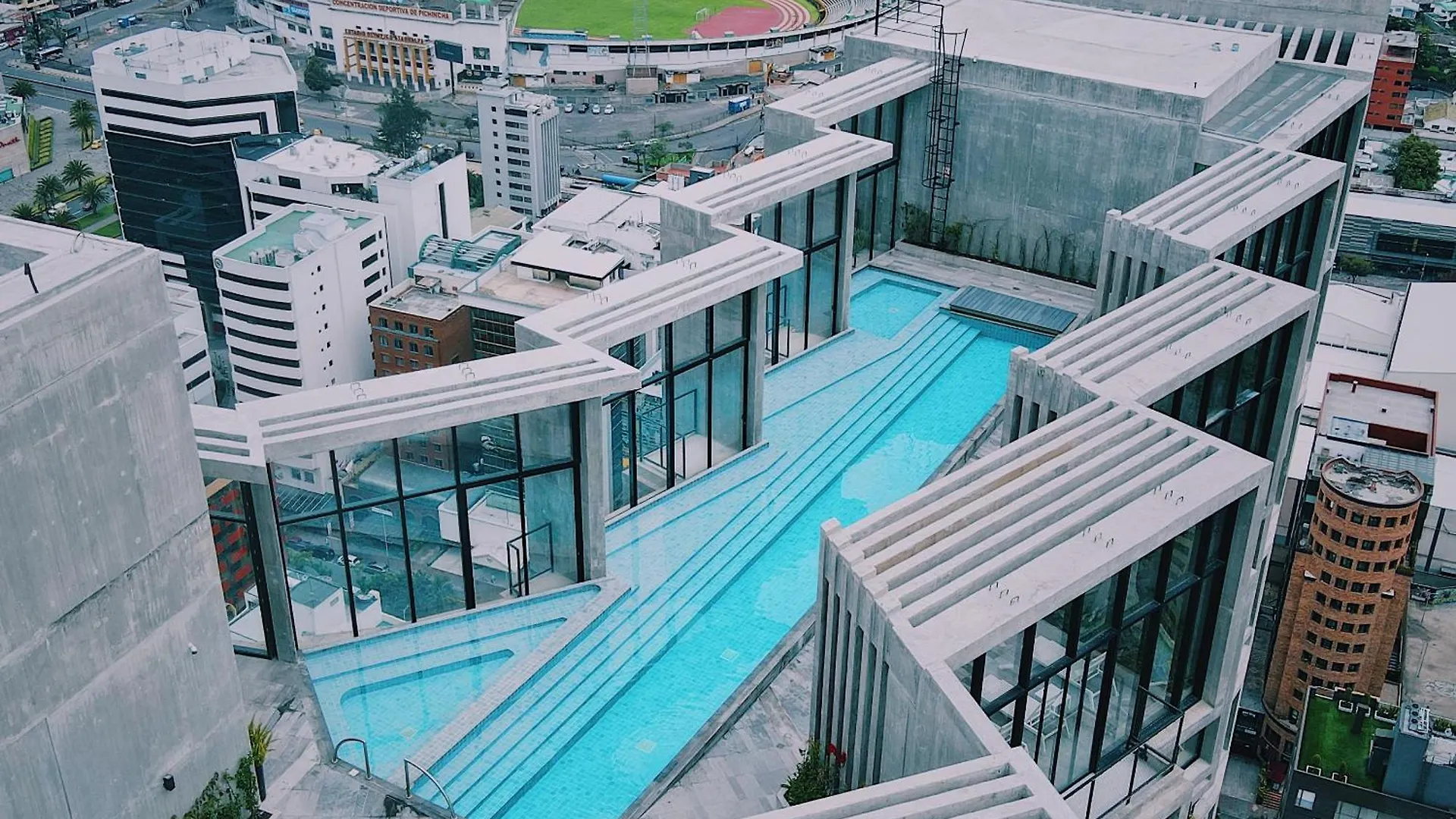 Edificio Iqon, Piso 28, La Mejor Vista De Quito Lägenhet